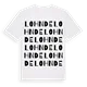Lohnde ordlek t-shirt