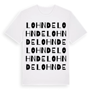 Lohnde ordlek t-shirt – ekologisk bomull t-shirt från Pinshirt