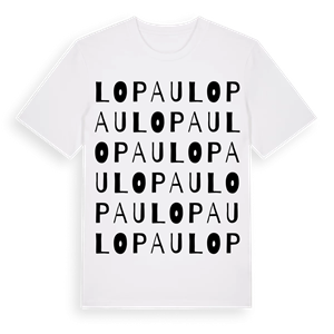 Lopau ordlek t-shirt – ekologisk bomull t-shirt från Pinshirt