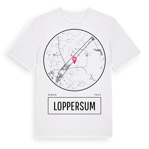 Loppersum t-shirt – ekologisk bomull t-shirt från Pinshirt