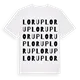 Lorup ordlek t-shirt