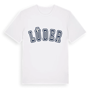 Lüder college t-shirt – ekologisk bomull t-shirt från Pinshirt