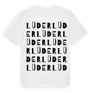 Lüder ordlek t-shirt – ekologisk bomull t-shirt från Pinshirt
