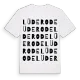 Lüderode ordlek t-shirt