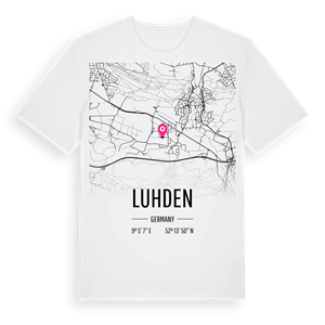 Luhden karta t-shirt – ekologisk bomull t-shirt från Pinshirt