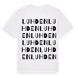 Luhden ordlek t-shirt – ekologisk bomull t-shirt från Pinshirt