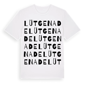 Lütgenade ordlek t-shirt – ekologisk bomull t-shirt från Pinshirt