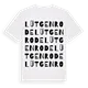 Lütgenrode ordlek t-shirt