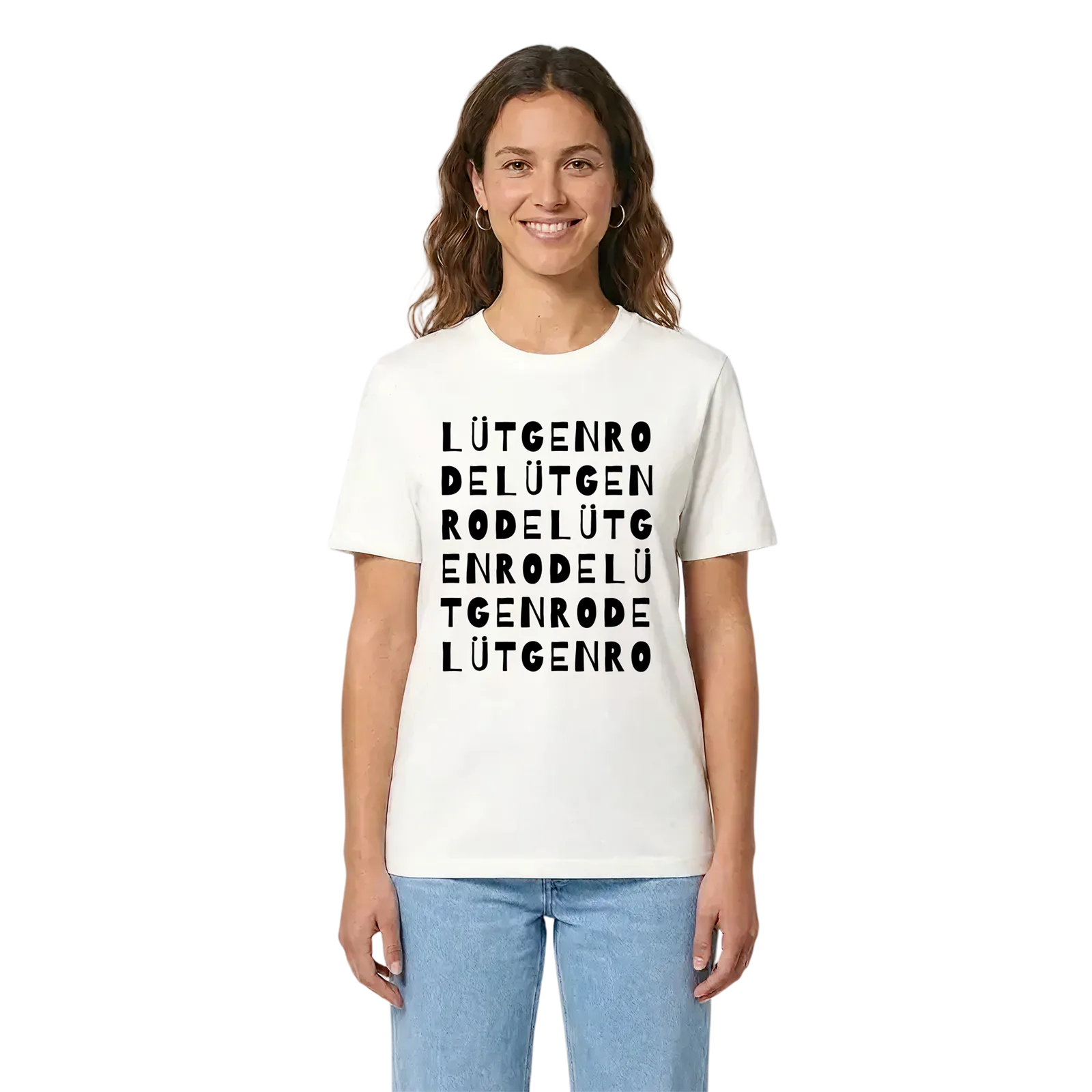 Lütgenrode ordlek t-shirt – White, i miljö