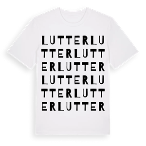 Lutter ordlek t-shirt – ekologisk bomull t-shirt från Pinshirt