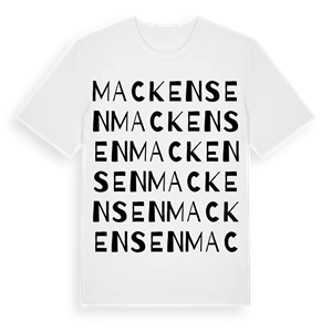 Mackensen ordlek t-shirt – ekologisk bomull t-shirt från Pinshirt