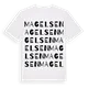 Magelsen ordlek t-shirt