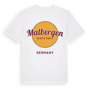Malbergen cirkel t-shirt – ekologisk bomull t-shirt från Pinshirt