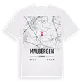 Malbergen karta t-shirt