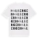 Malbergen ordlek t-shirt