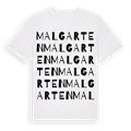 Malgarten ordlek t-shirt