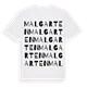 Malgarten ordlek t-shirt