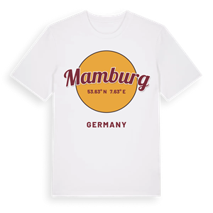 Mamburg cirkel t-shirt – ekologisk bomull t-shirt från Pinshirt