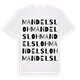 Mandelsloh ordlek t-shirt