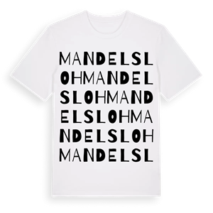 Mandelsloh ordlek t-shirt – ekologisk bomull t-shirt från Pinshirt