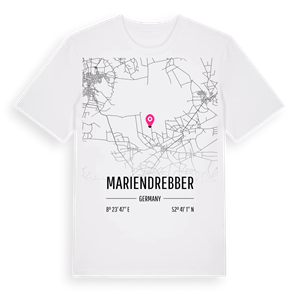 Mariendrebber karta t-shirt – ekologisk bomull t-shirt från Pinshirt