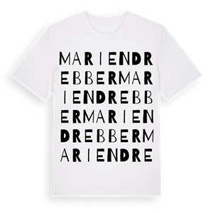Mariendrebber ordlek t-shirt – ekologisk bomull t-shirt från Pinshirt
