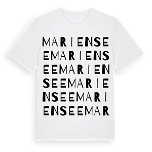 Mariensee ordlek t-shirt – ekologisk bomull t-shirt från Pinshirt