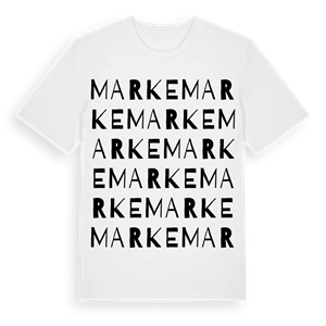 Marke ordlek t-shirt – ekologisk bomull t-shirt från Pinshirt