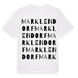 Marklendorf ordlek t-shirt – ekologisk bomull t-shirt från Pinshirt