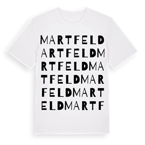 Martfeld ordlek t-shirt – ekologisk bomull t-shirt från Pinshirt