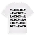 Marwede ordlek t-shirt