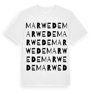 Marwede ordlek t-shirt – ekologisk bomull t-shirt från Pinshirt
