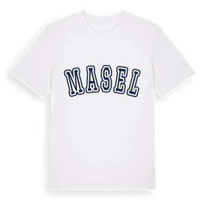 Masel college t-shirt – ekologisk bomull t-shirt från Pinshirt