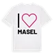 Jag älskar Masel t-shirt stort tryck