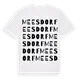 Meesdorf ordlek t-shirt
