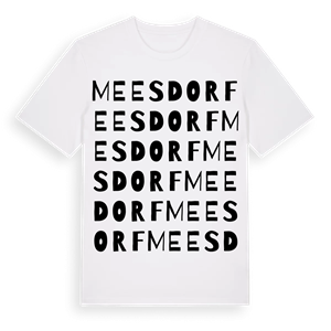Meesdorf ordlek t-shirt – ekologisk bomull t-shirt från Pinshirt