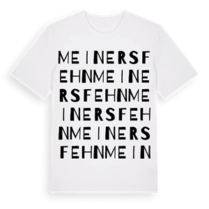 Meinersfehn ordlek t-shirt – ekologisk bomull t-shirt från Pinshirt