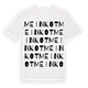 Meinkot ordlek t-shirt