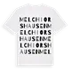 Melchiorshausen ordlek t-shirt