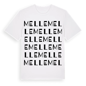 Melle ordlek t-shirt – ekologisk bomull t-shirt från Pinshirt