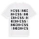 Messingen ordlek t-shirt