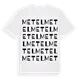 Metel ordlek t-shirt