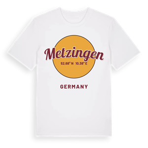 Metzingen cirkel t-shirt – ekologisk bomull t-shirt från Pinshirt