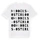 Middels-Osterloog ordlek t-shirt