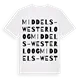 Middels-Westerloog ordlek t-shirt