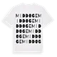 Middoge ordlek t-shirt