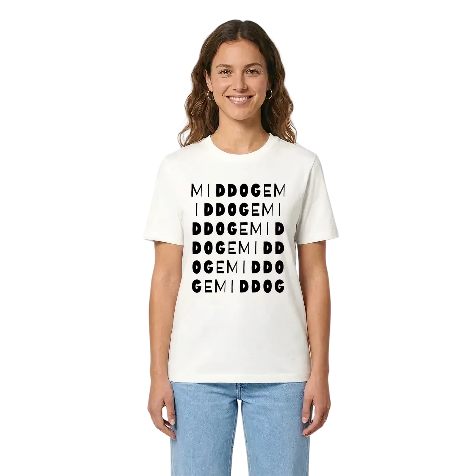 Middoge ordlek t-shirt – White, i miljö