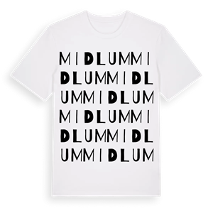 Midlum ordlek t-shirt – ekologisk bomull t-shirt från Pinshirt