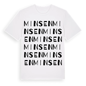Minsen ordlek t-shirt – ekologisk bomull t-shirt från Pinshirt