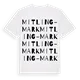Mitling-Mark ordlek t-shirt